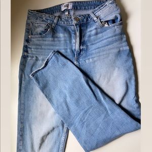 Paige high-waisted straight leg jeans (size 29)